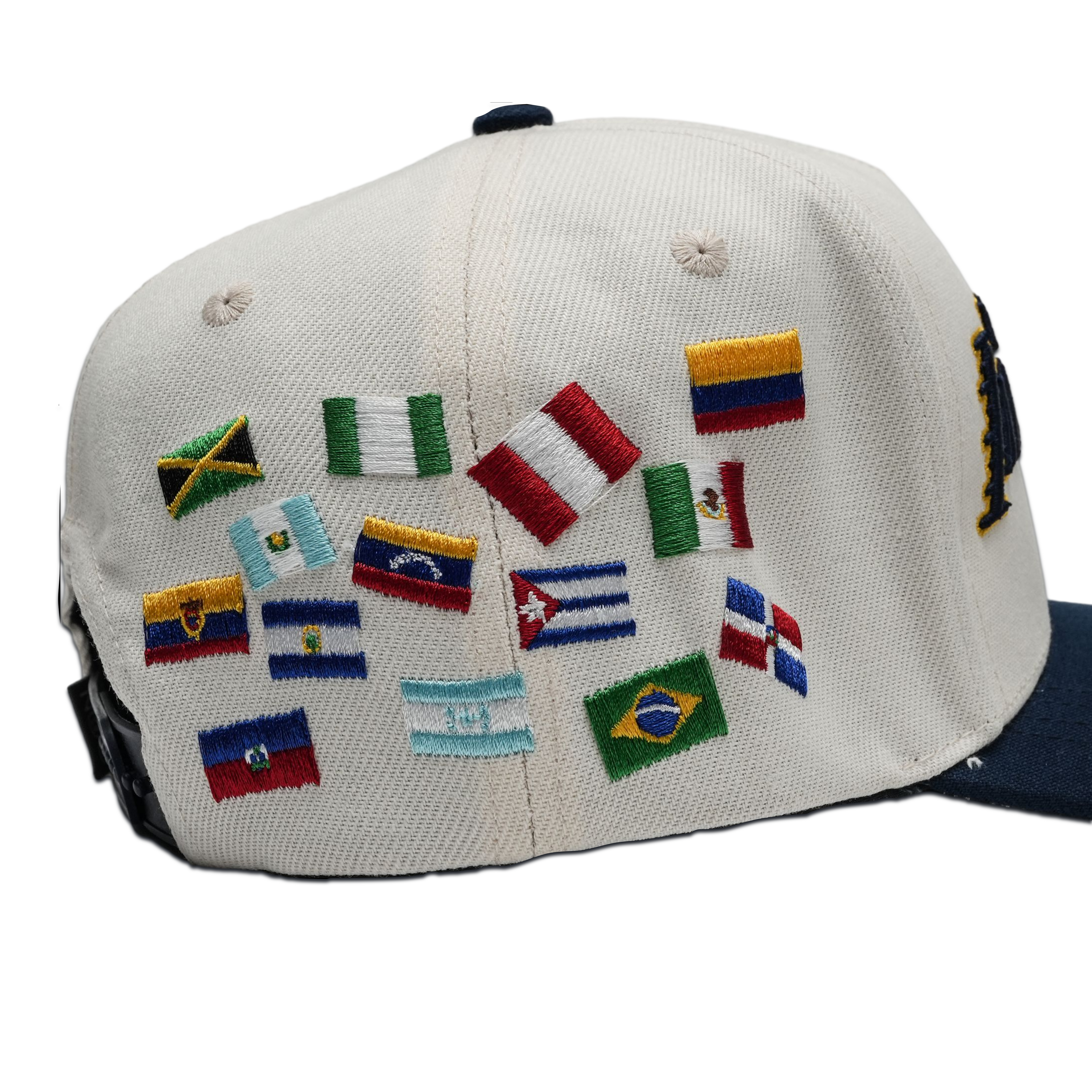 LOS IMIGRANTES SNAPBACK - Cream / Navy